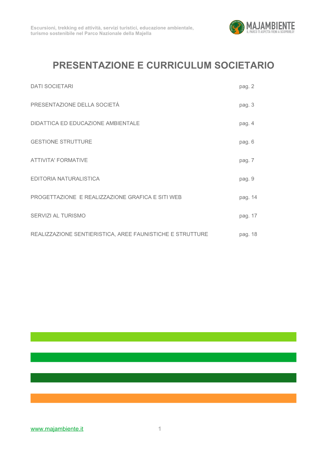 Curriculum Societario