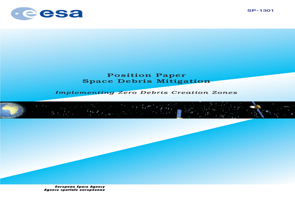 Position Paper Space Debris Mitigation