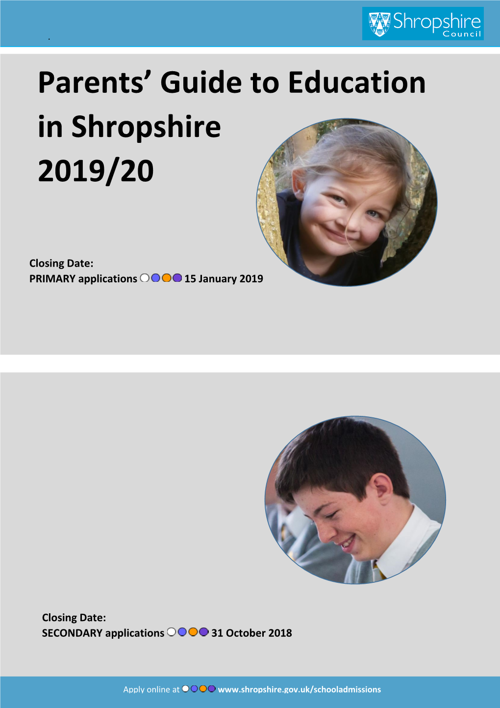 Parents' Guide to Education in Shropshire 2019/20