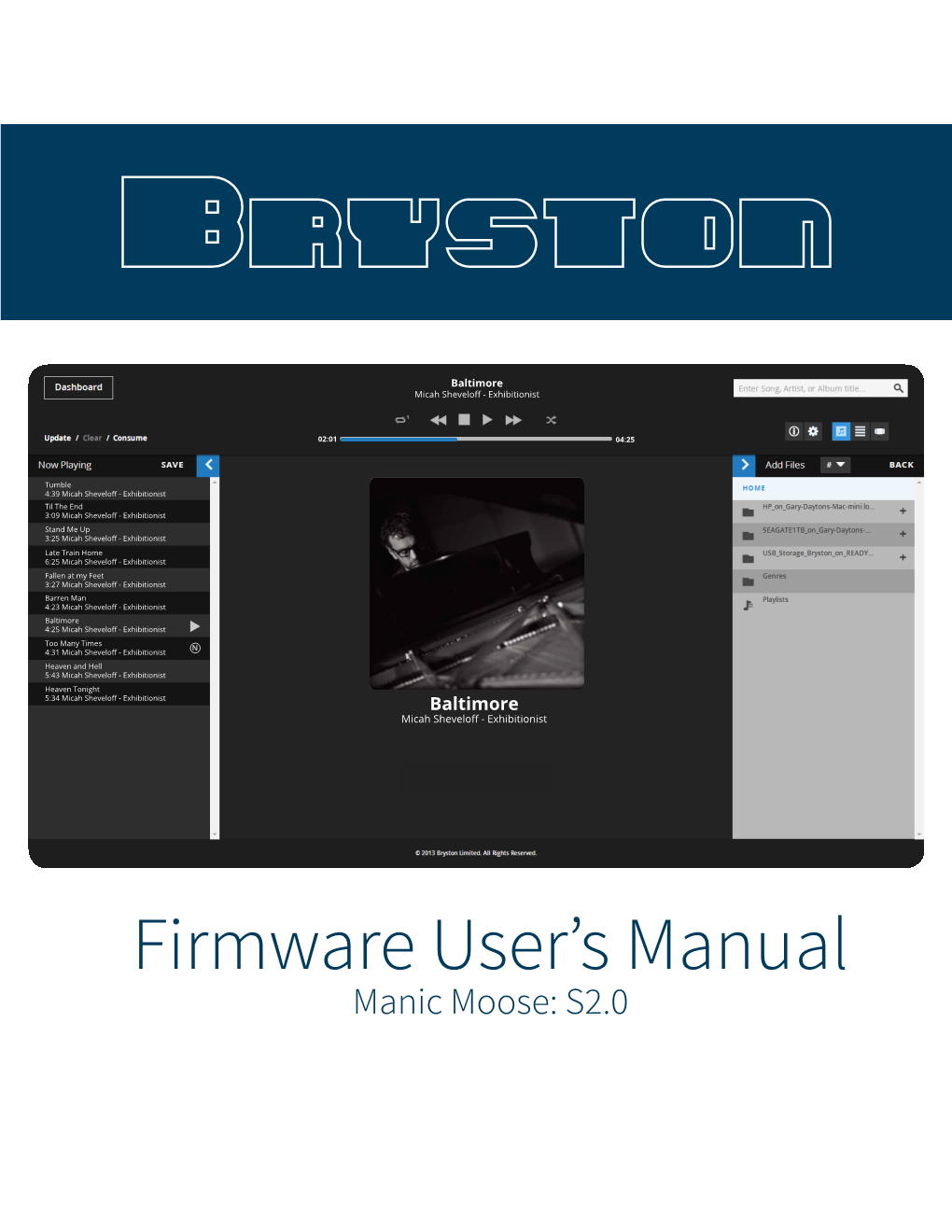 Firmware User's Manual