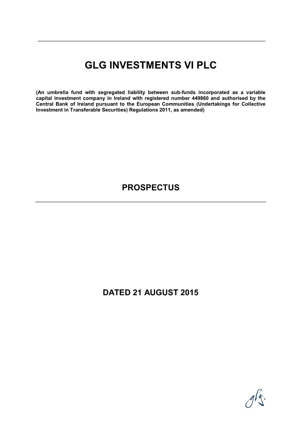 Glg Investments Vi Plc