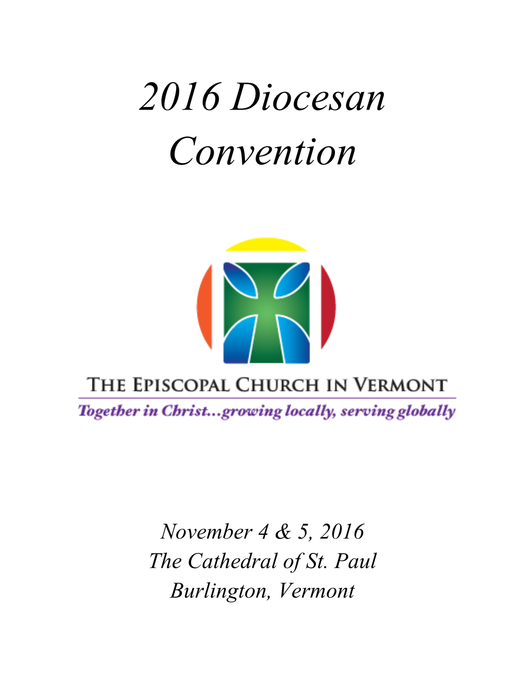 2016 Diocesan Convention