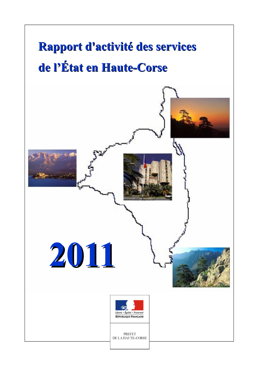 Rapport D'activité Des Services De L'état : Année 2011
