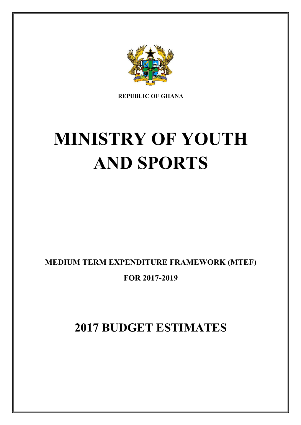 Ministry of Youth and Sports