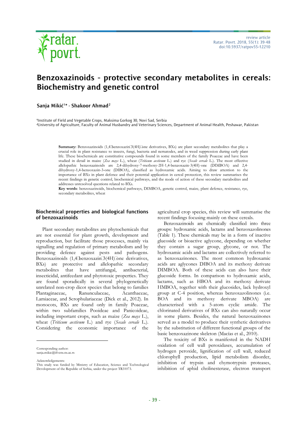 Plant Secondary Metabolites Are Phytochemicals That Are Not Essential for Plant Growth, Development and Reproduction, but Facili