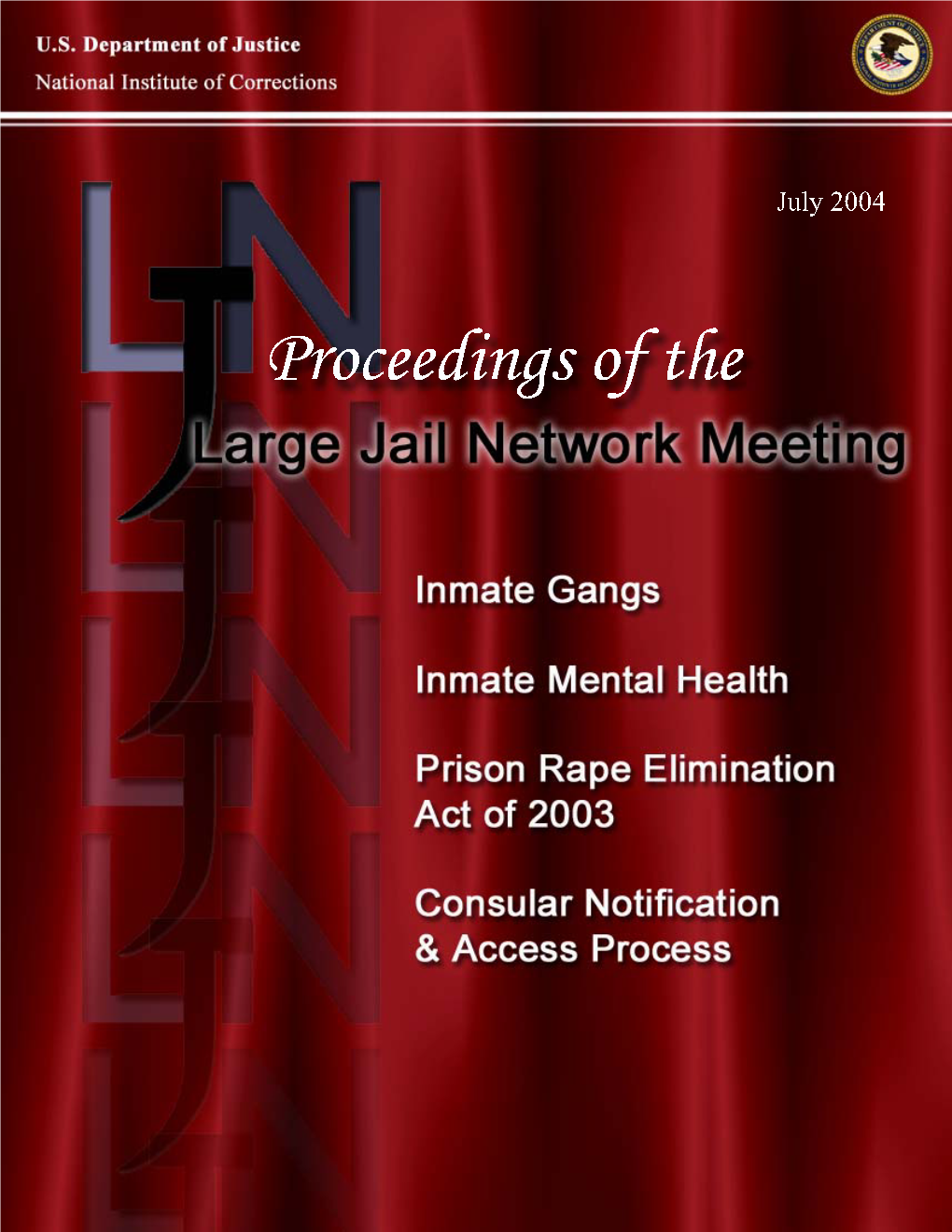 Large Jail Network Meeting