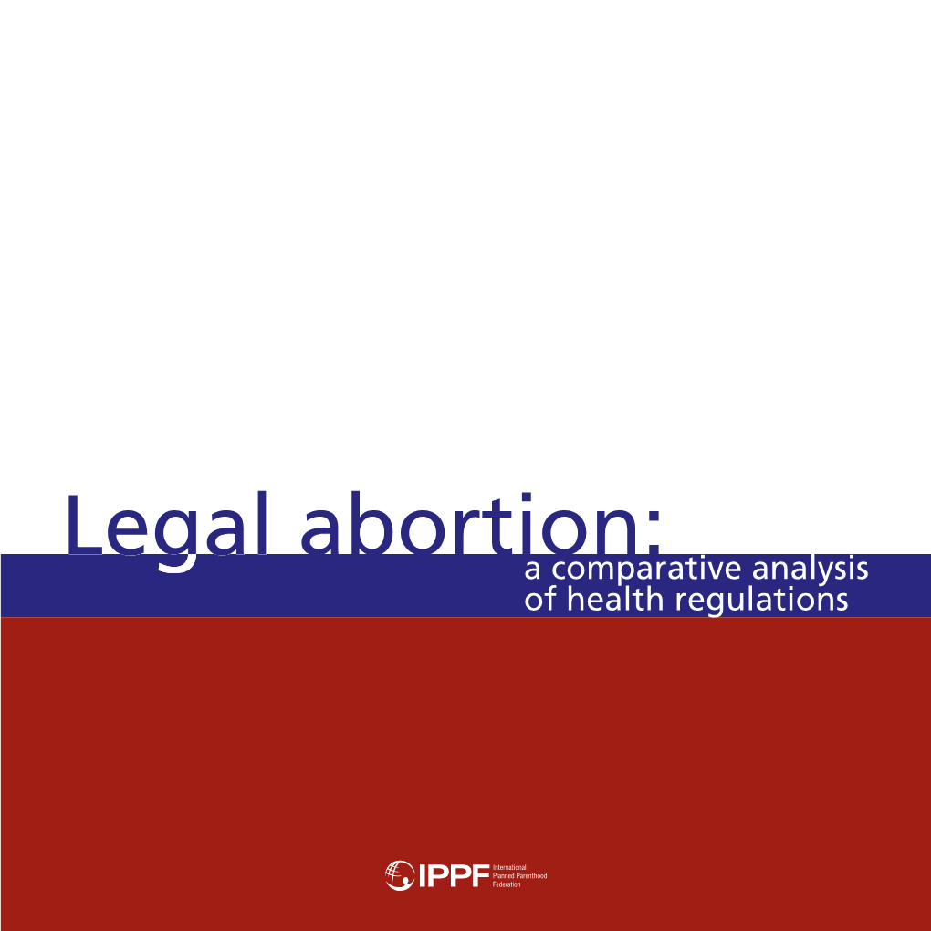 Legal Abortion: a Comparative Analysis of Health Regulations