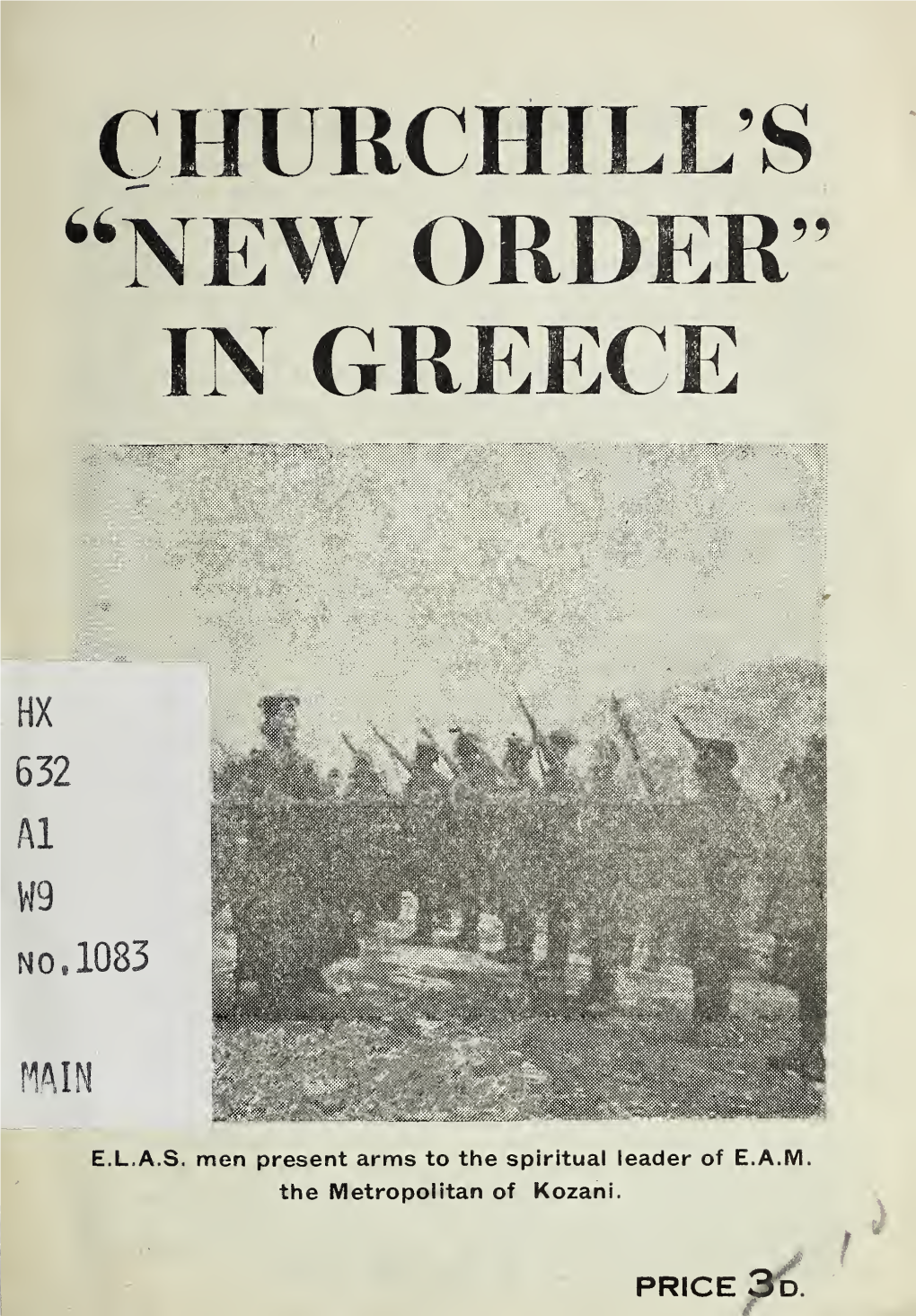 Churchill's New Order in Greece