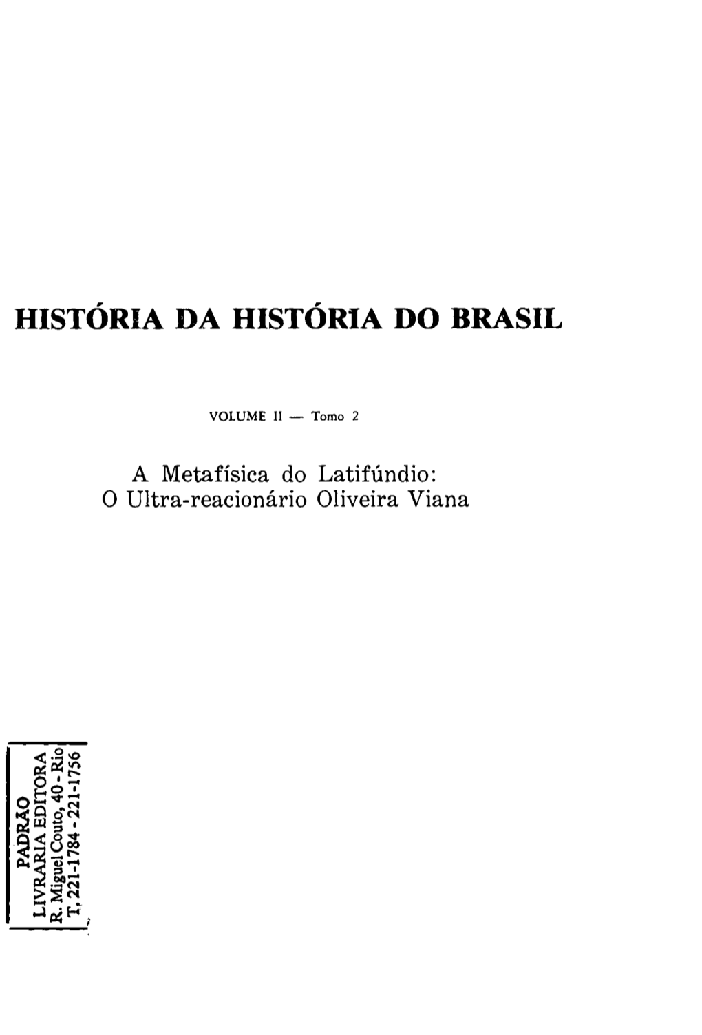 História Da História Do Brasil