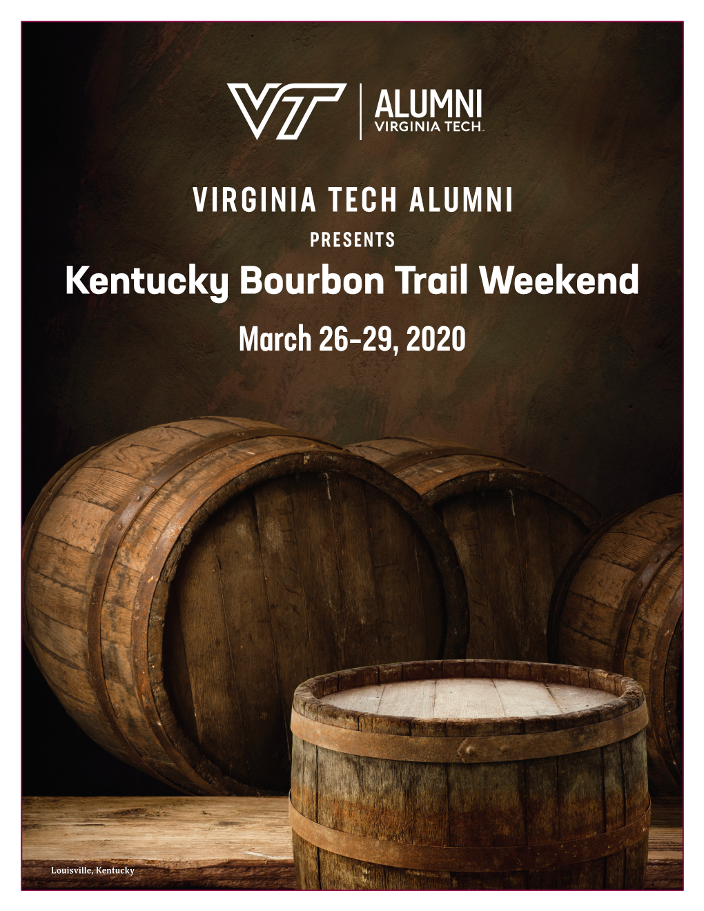 Kentucky Bourbon Trail Weekend March 26–29, 2020