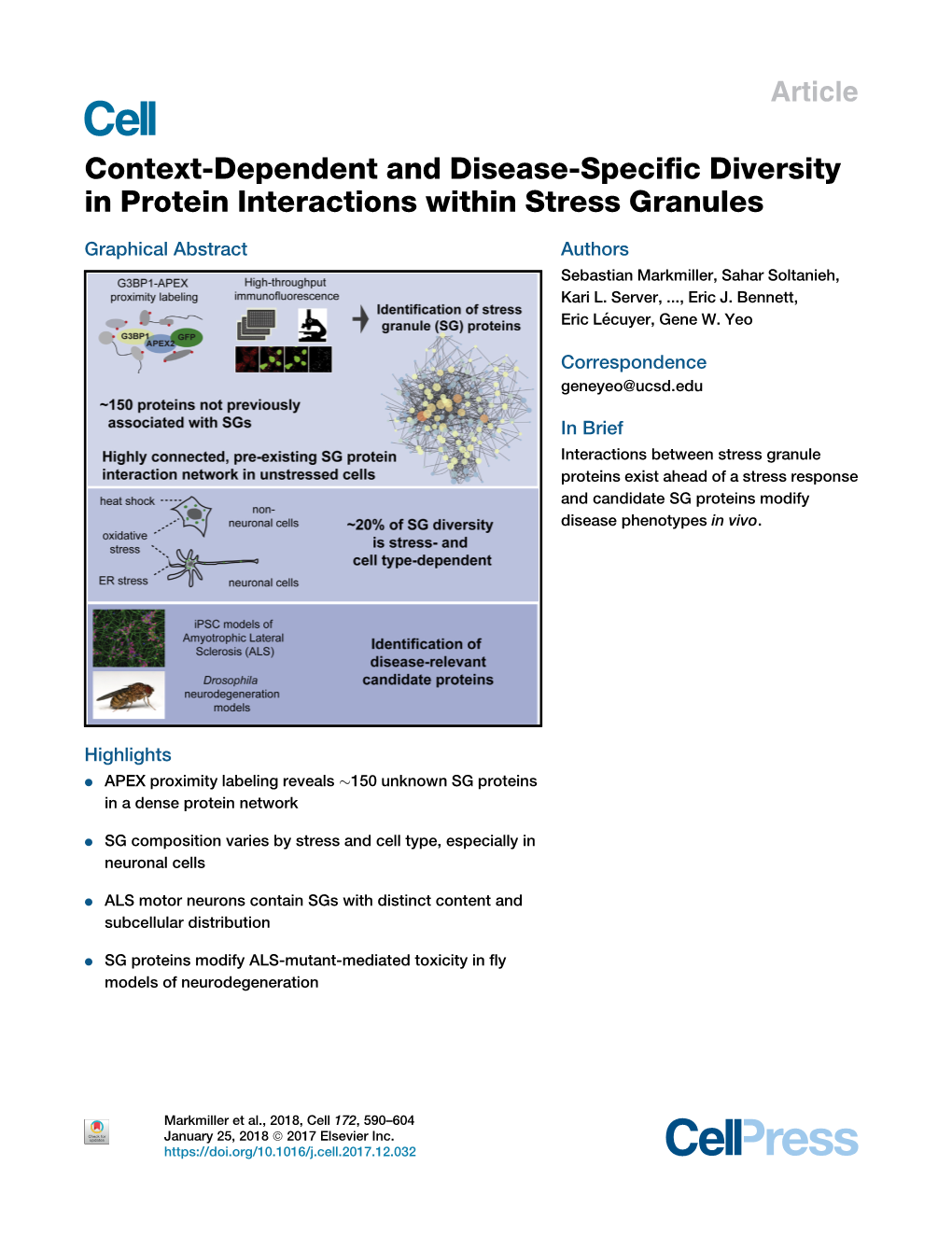 Context-Dependent and Disease-Specific Diversity In