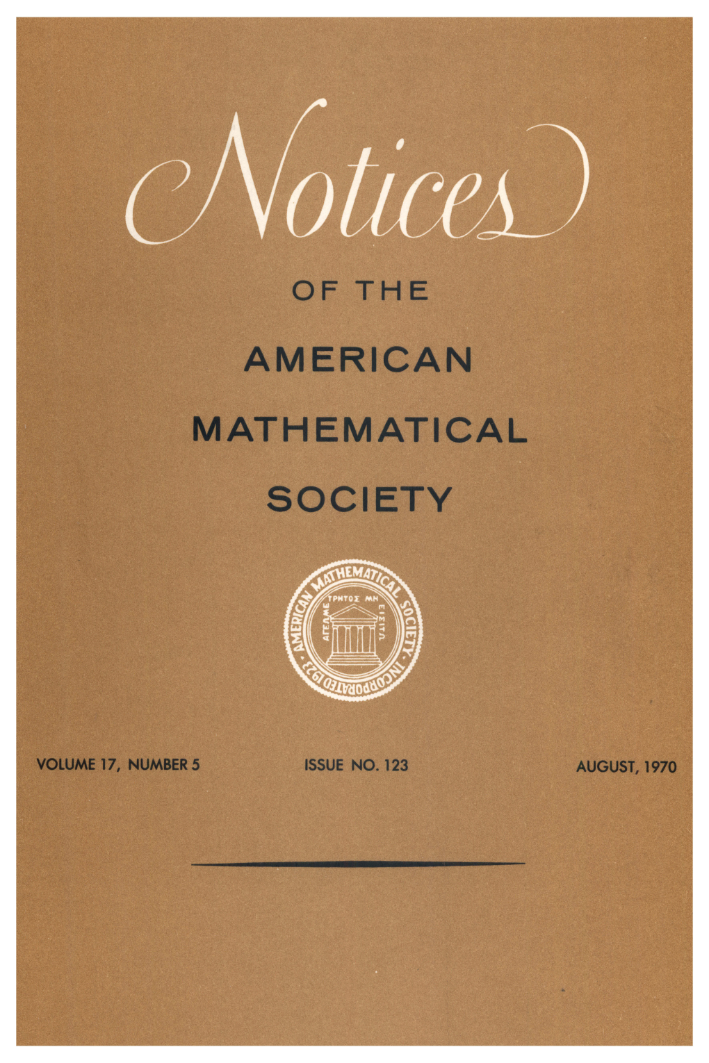 Notices of the American Mathematical Society