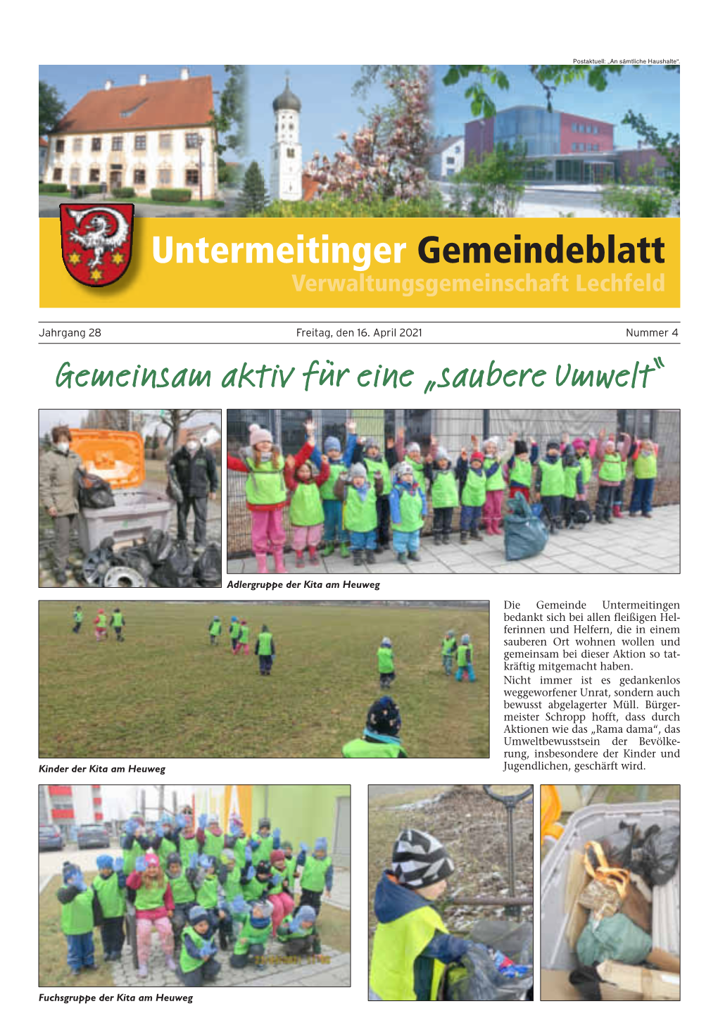 Untermeitinger Gemeindeblatt April 2021