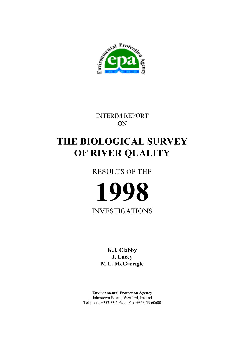 The Biological Survey of River Quality