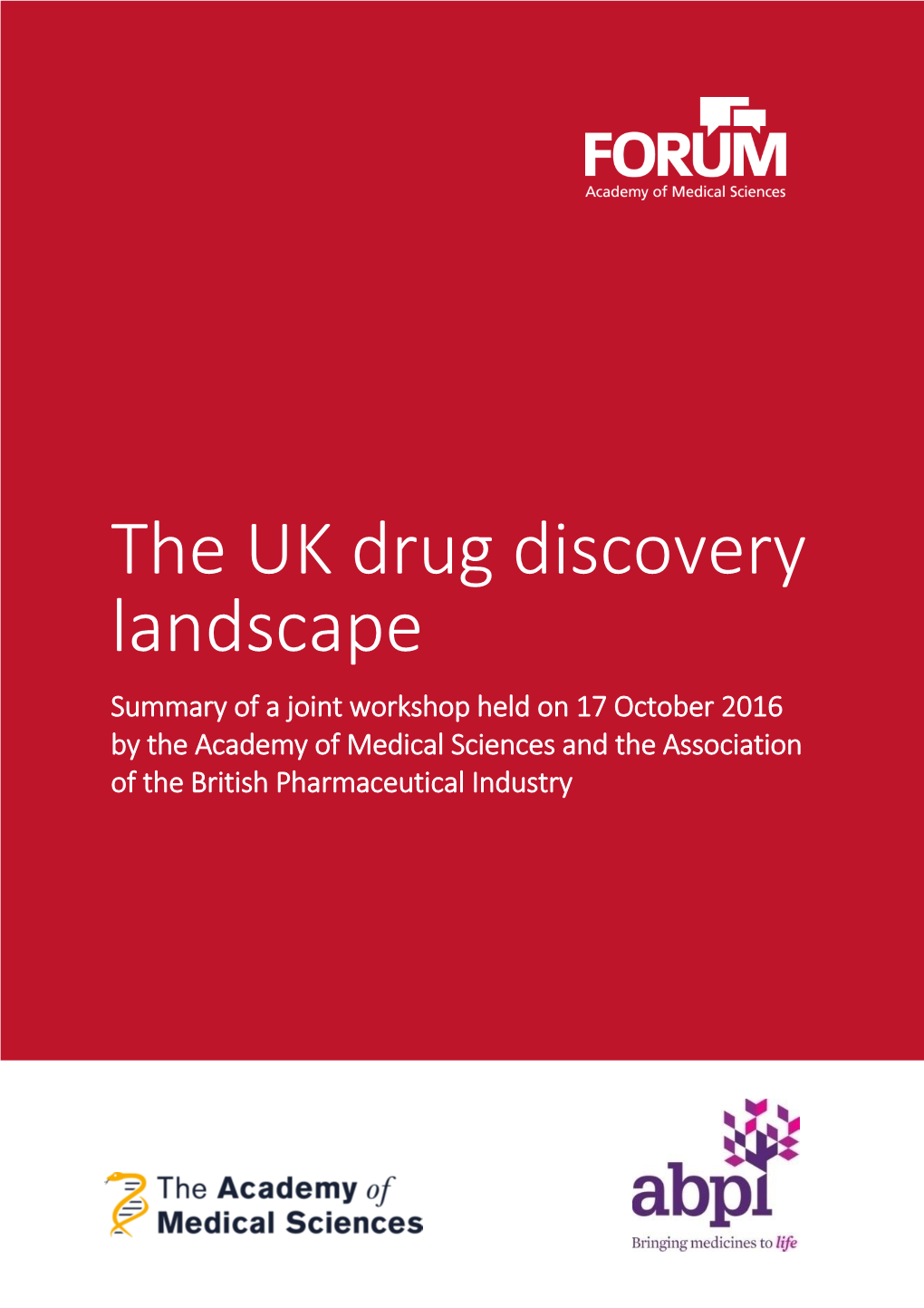 The UK Drug Discovery Landscape