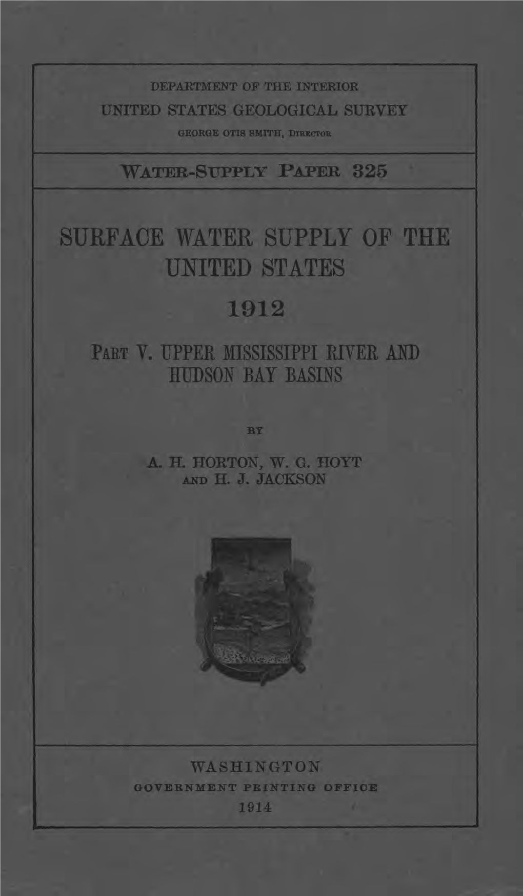 Surface Water Supply of the United States 1912 Part V