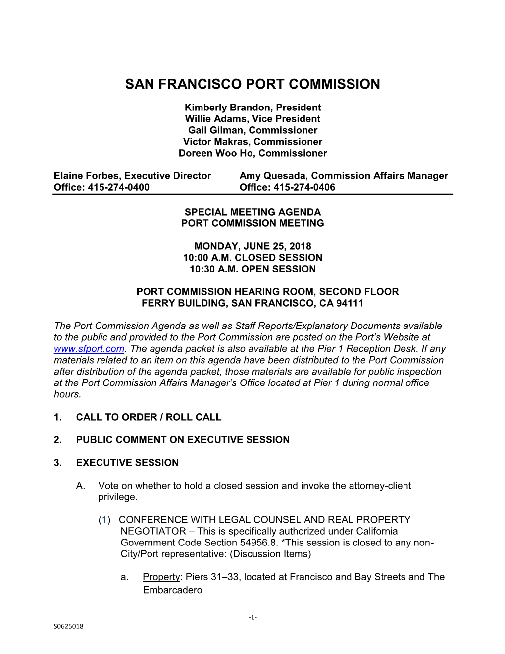 San Francisco Port Commission
