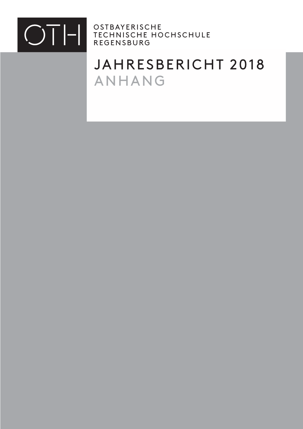 Jahresbericht 2018 Anhang