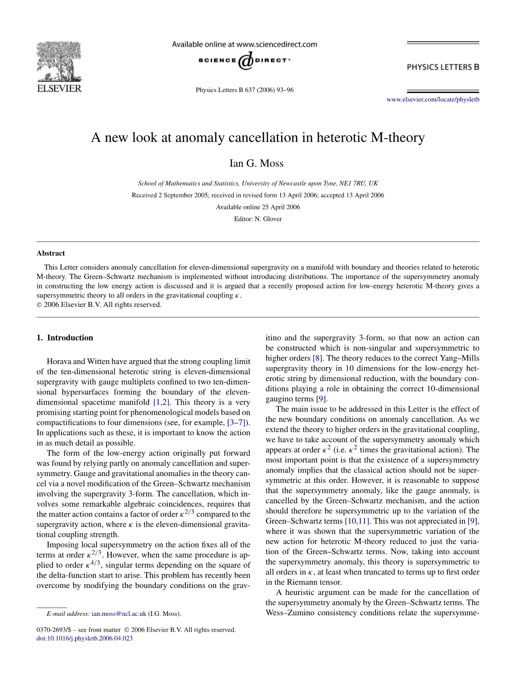 A New Look at Anomaly Cancellation in Heterotic M-Theory