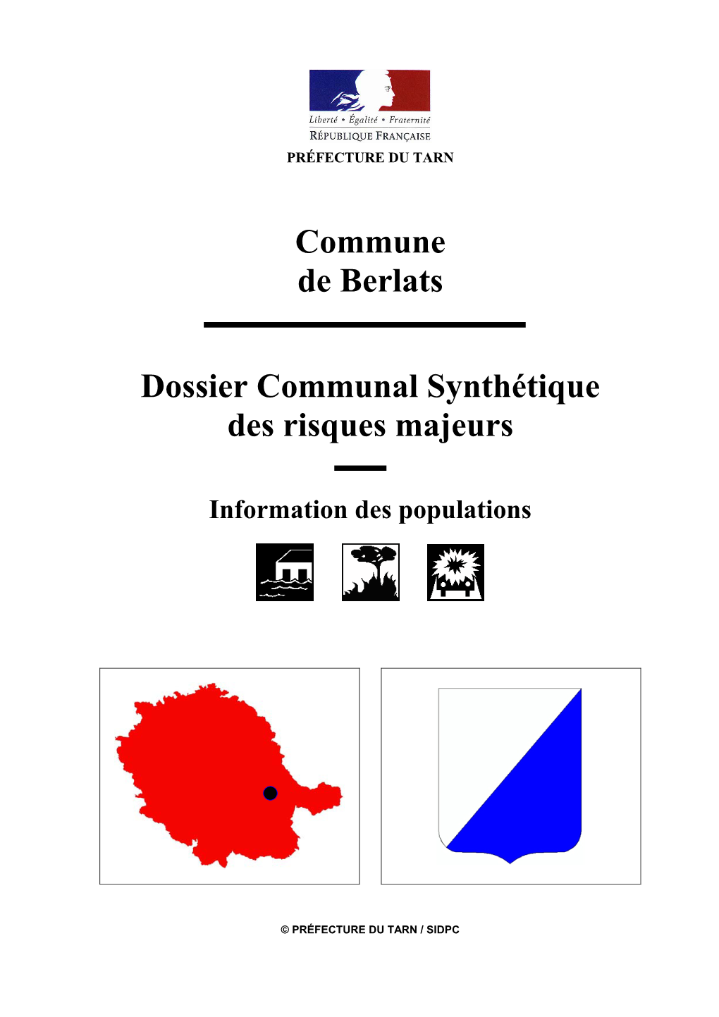 Commune De Berlats Dossier Communal Synthétique Des Risques