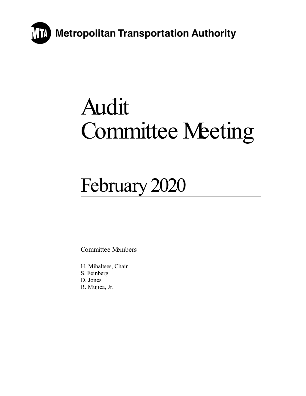 Audit Committee Meeting