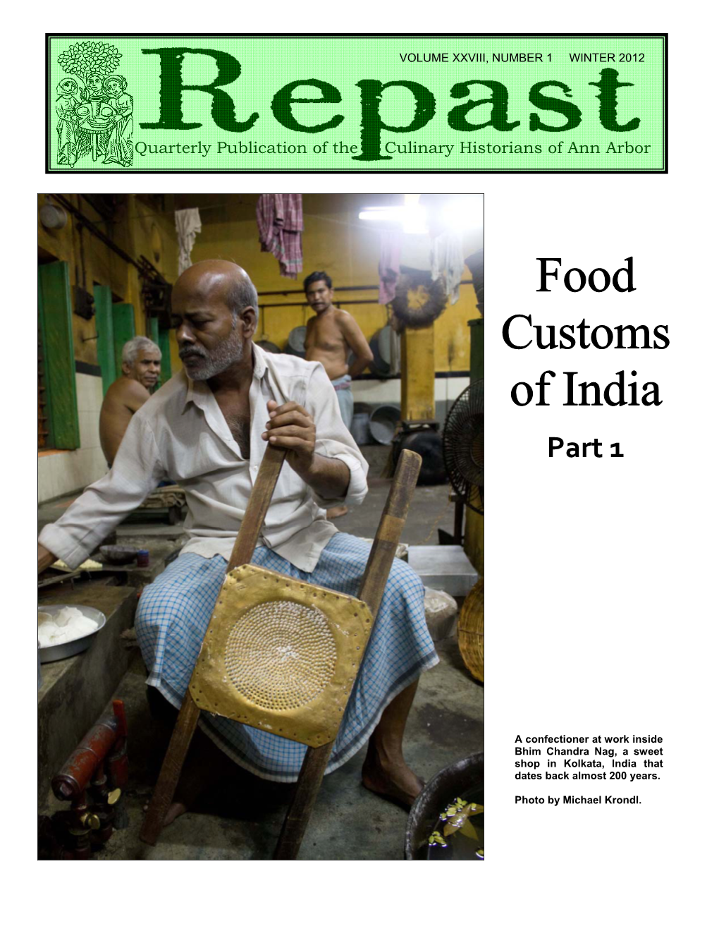 Food Customs of India