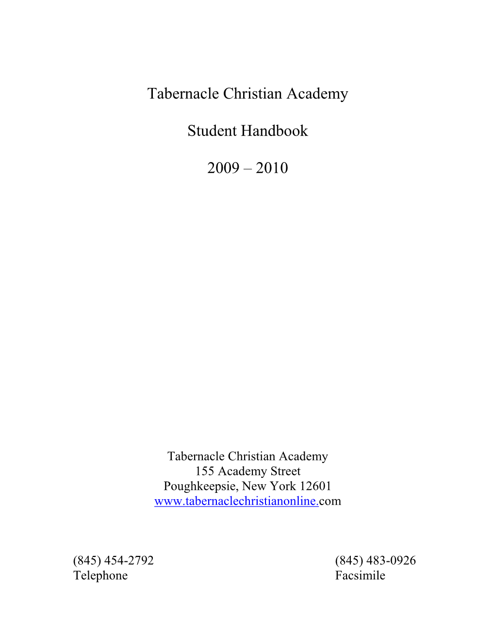 Tabernacle Christian Academy