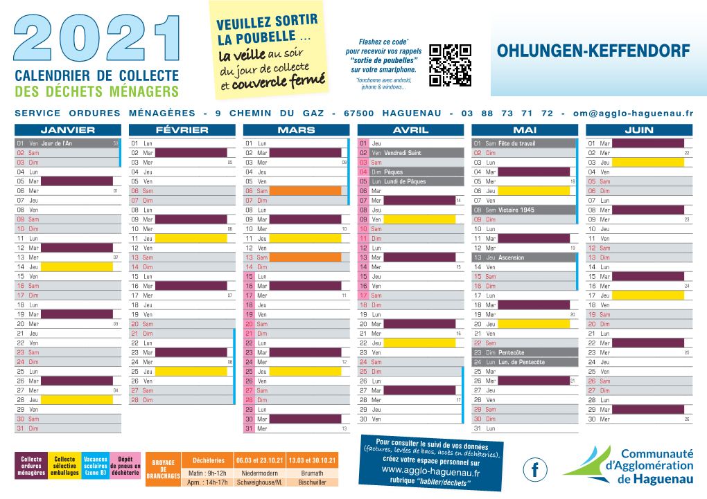 Calendrier 2021 OM Ohlungen-Keffendorf