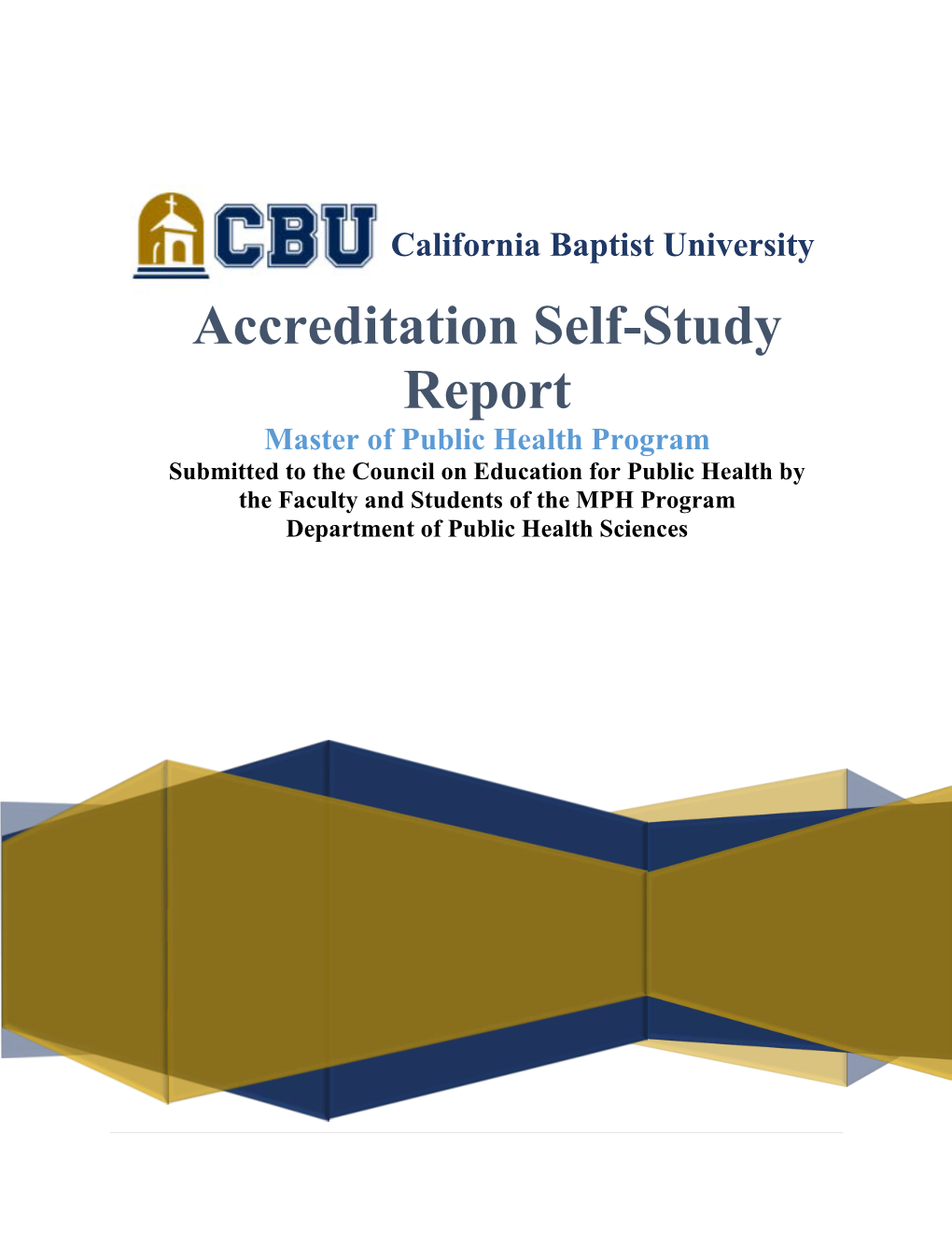 Accreditation Self-Study Report