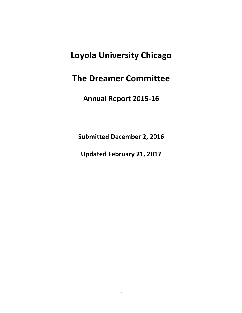 Dreamer Committee Report and 3 Recommendations (10)