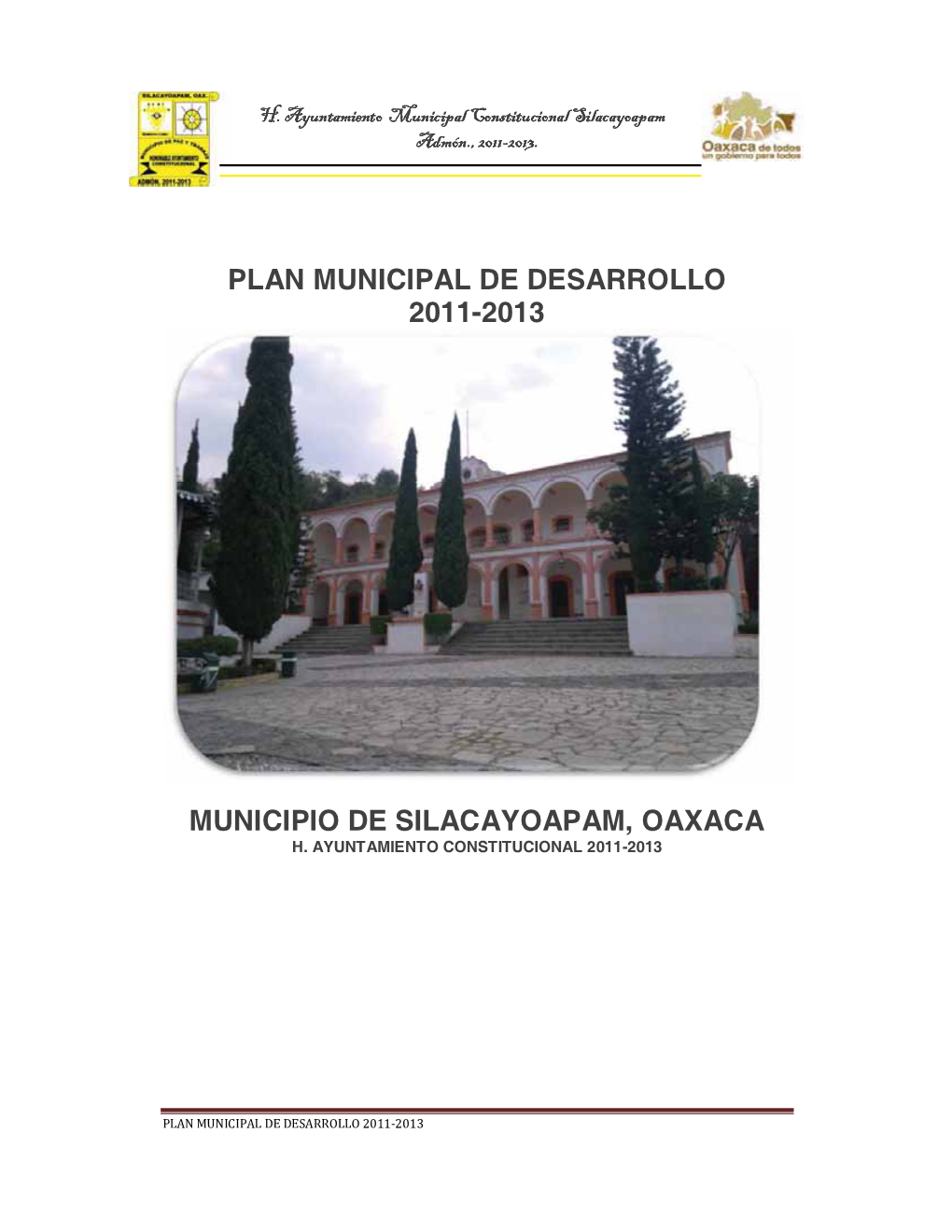 Plan Municipal De Desarrollo 2011-2013