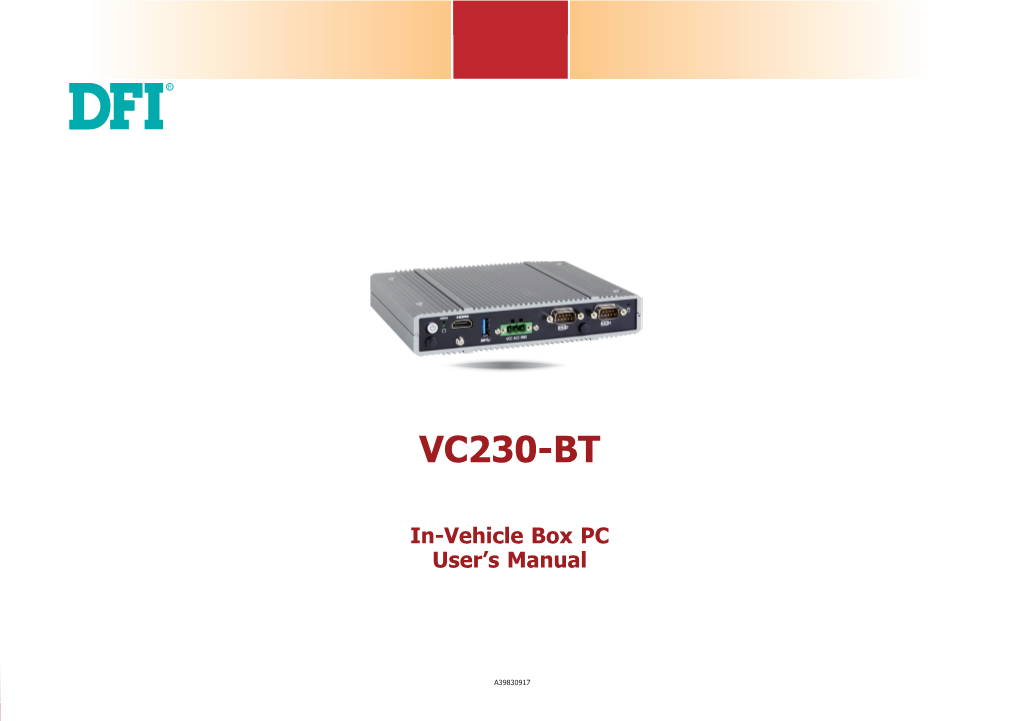 VC230-BT Manual
