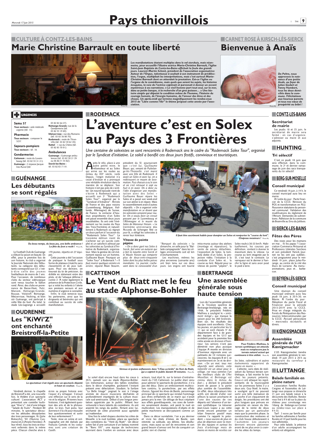 L'aventure C'est En Solex Au Pays Des 3 Frontières