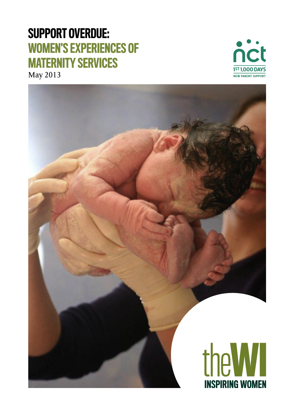 Support Overdue: Women’S Experiences of Maternity Services May 2013 the Nfwi and Nct