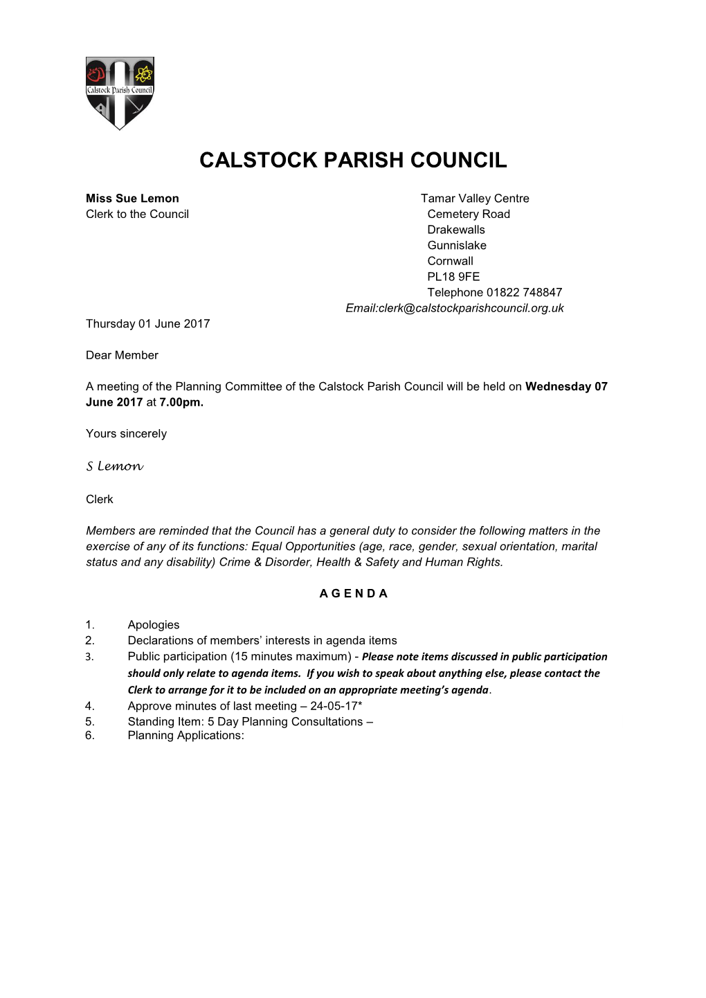 Calstock Parish Council