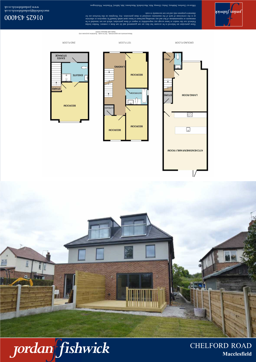 CHELFORD ROAD Macclesfield Plot 1 Meadowside, 59D Chelford Road, Macclesfield, Cheshire SK10 3LQ £365,000