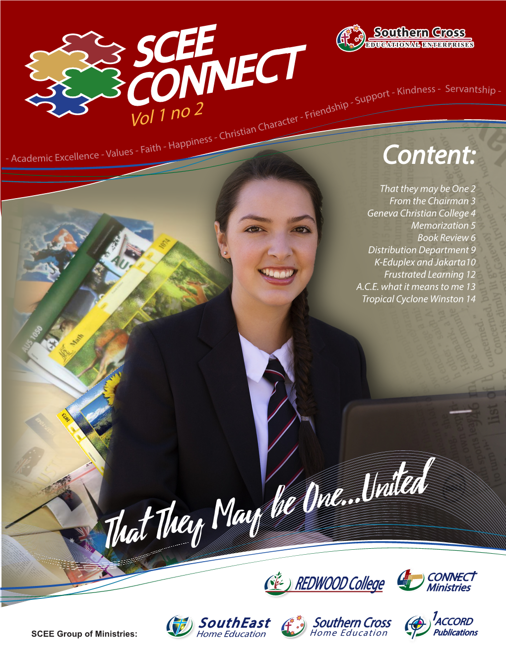 CONNECT Ndshi Rie Er - F Aract Vol 1 No 2 an Ch Christi Iness - H - Happ Lues - Fait - Academic Excellence - Va Content
