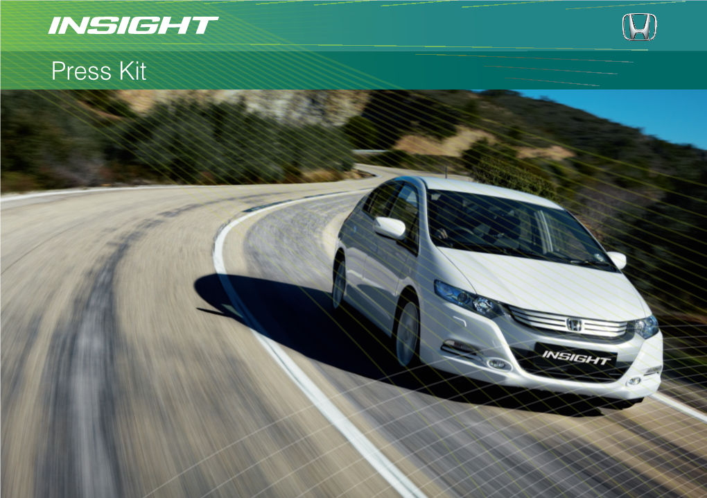 Press Kit: Honda Mk.2 Insight (November 2010)