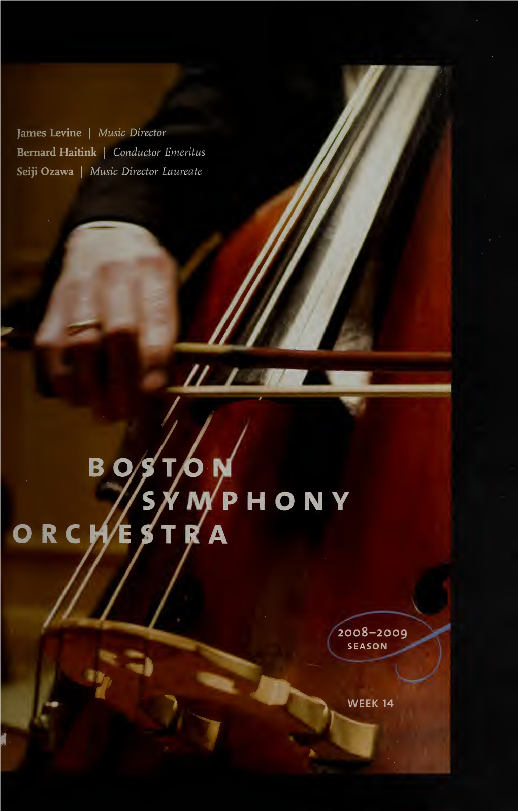 Boston Symphony Orchestra Concert Programs, Season 128, 2008-2009