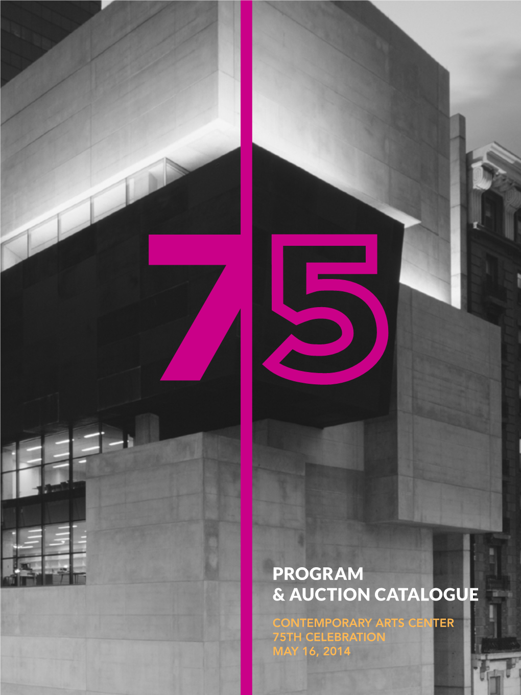 75Th Anniversary Program & Auction Catalogue