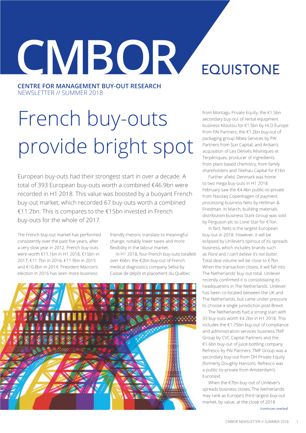 French Buy-Outs Provide Bright Spot