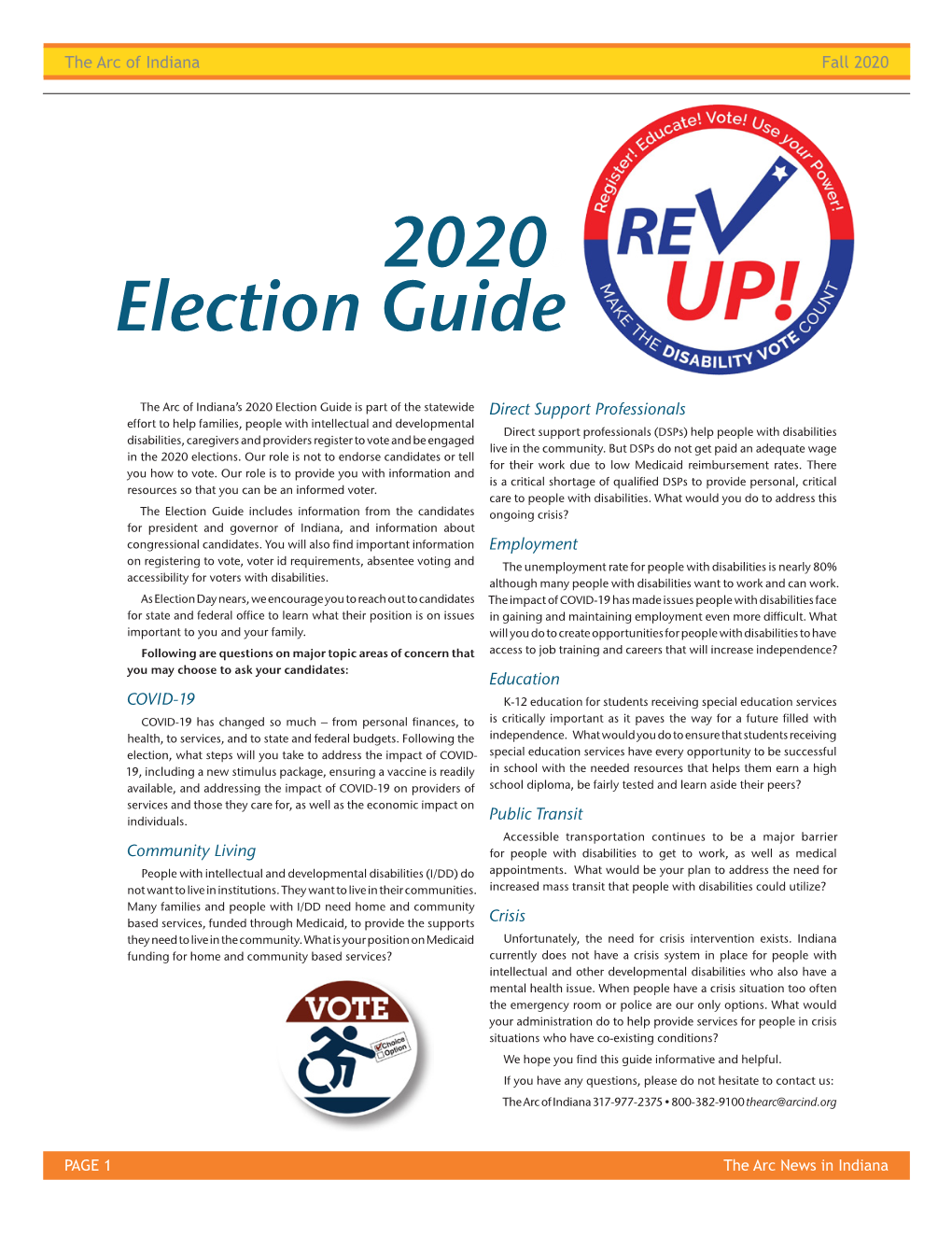 2020 Election Guide