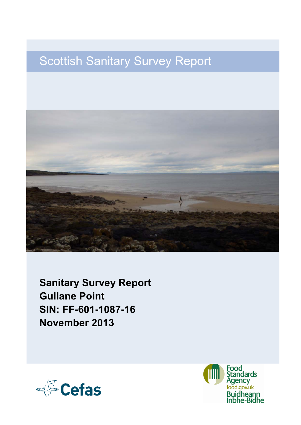 Scottish Sanitary Survey Report