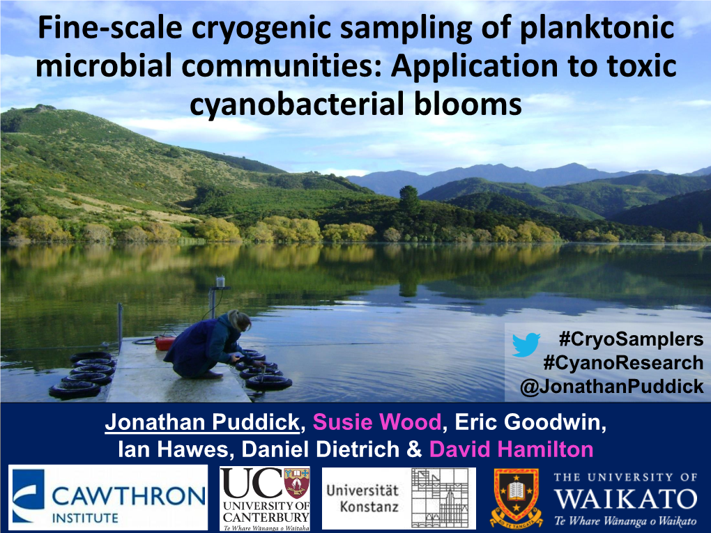 Application to Toxic Cyanobacterial Blooms