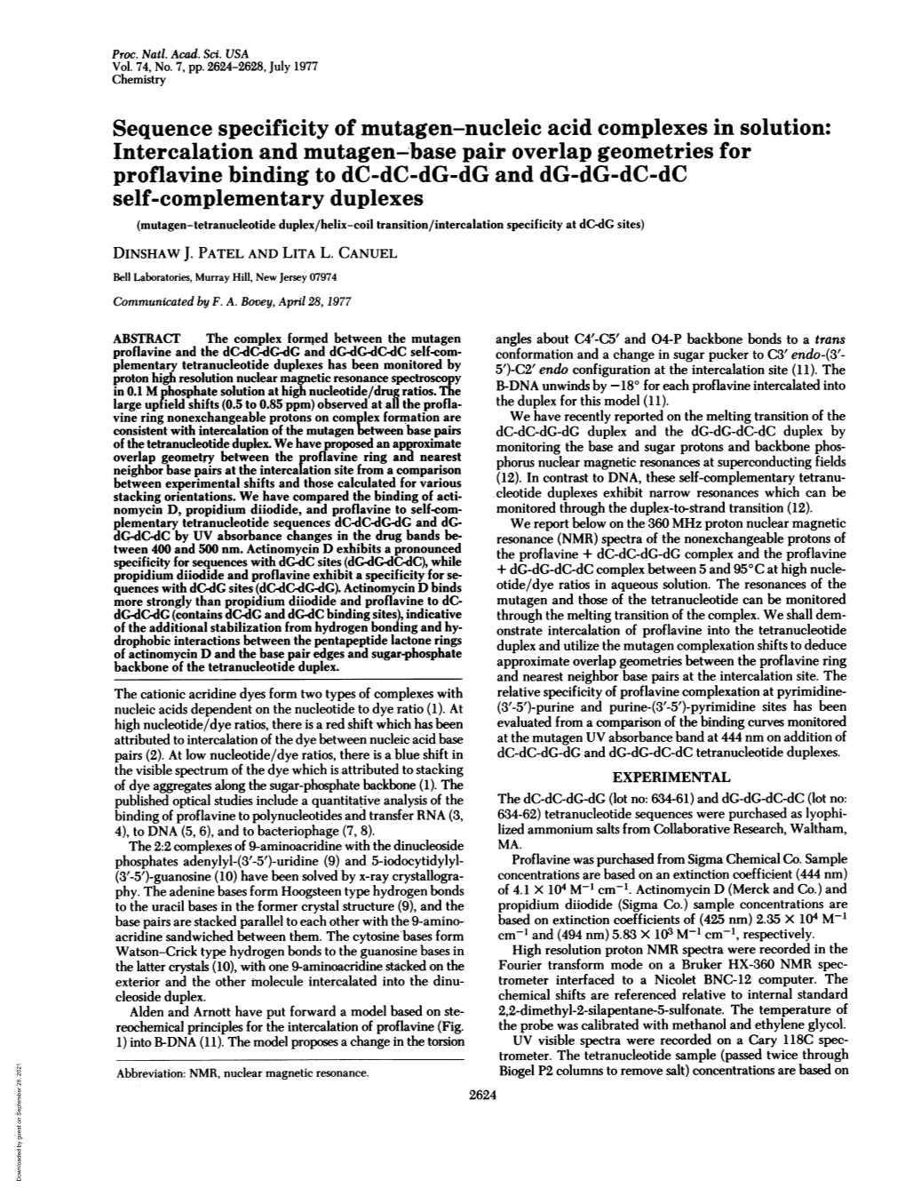 Sequence Specificity of Mutagen-Nucleic Acid