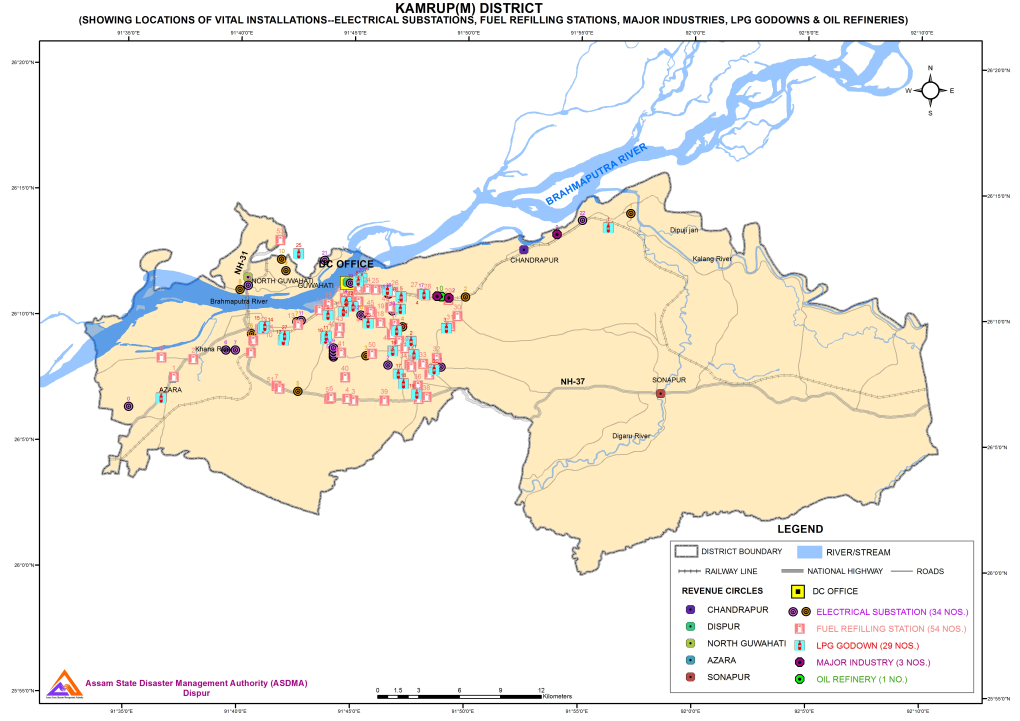 District: Kamrup Metro Information on Industries/Vital Installations