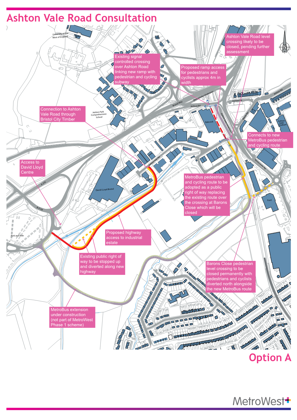 Ashton Vale Road Consultation Option A