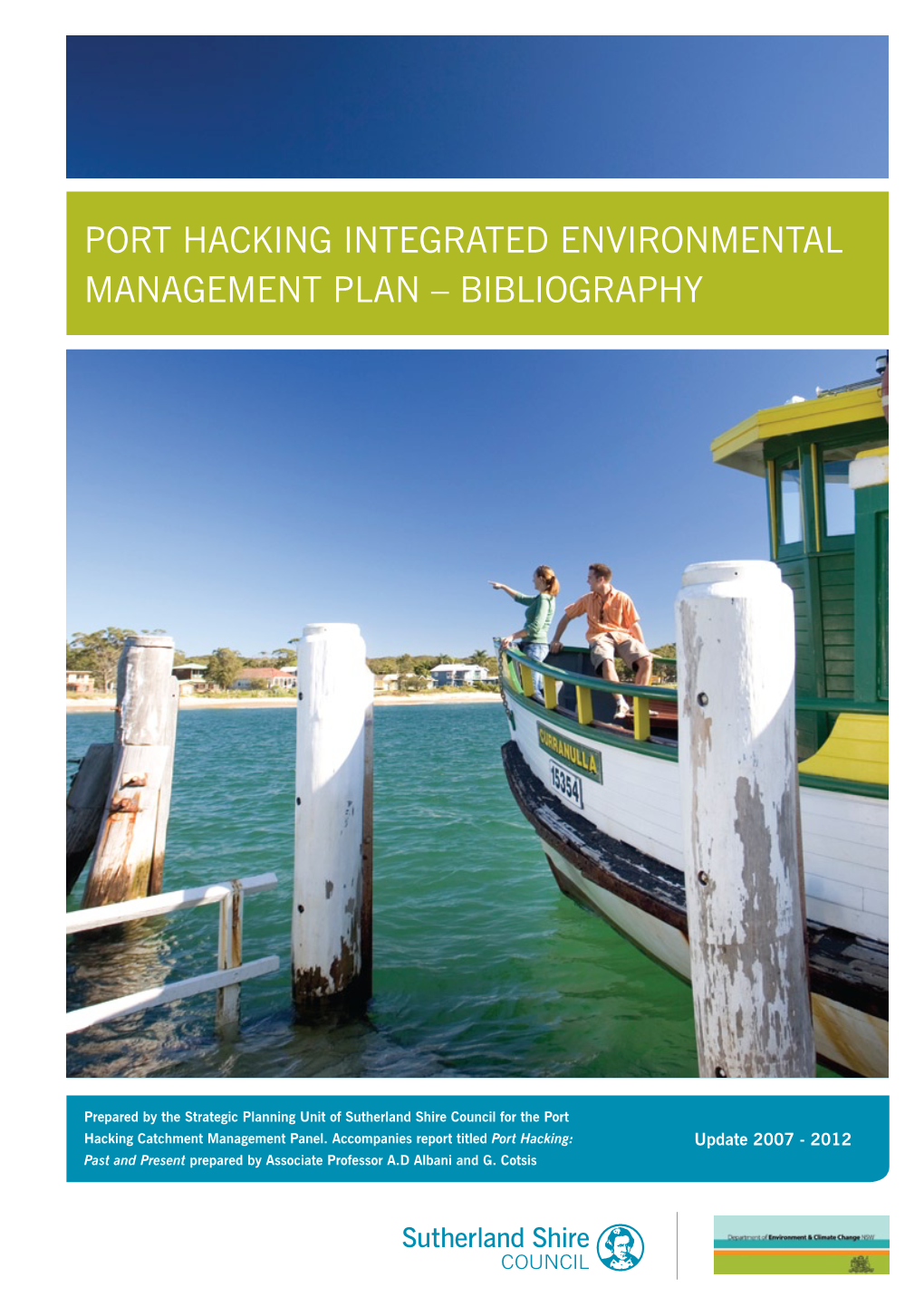 Port Hacking Integrated Environmental Management Plan – BIBLIOGRAPHY