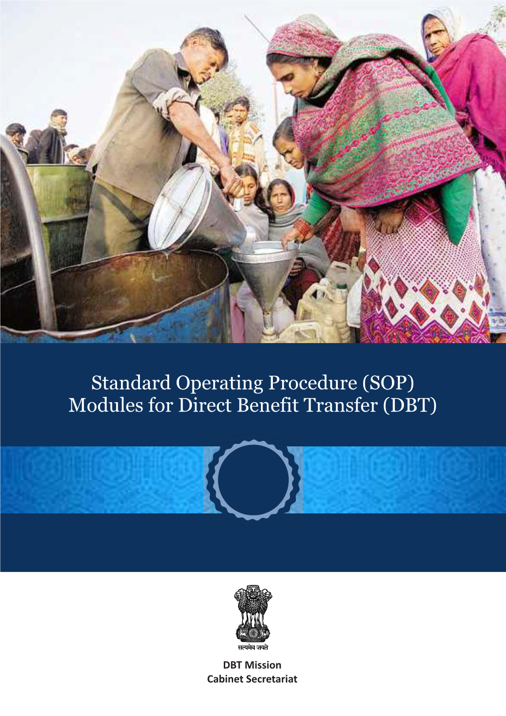 Standard Operating Procedure (SOP) Modules for Direct Benefit Transfer (DBT)