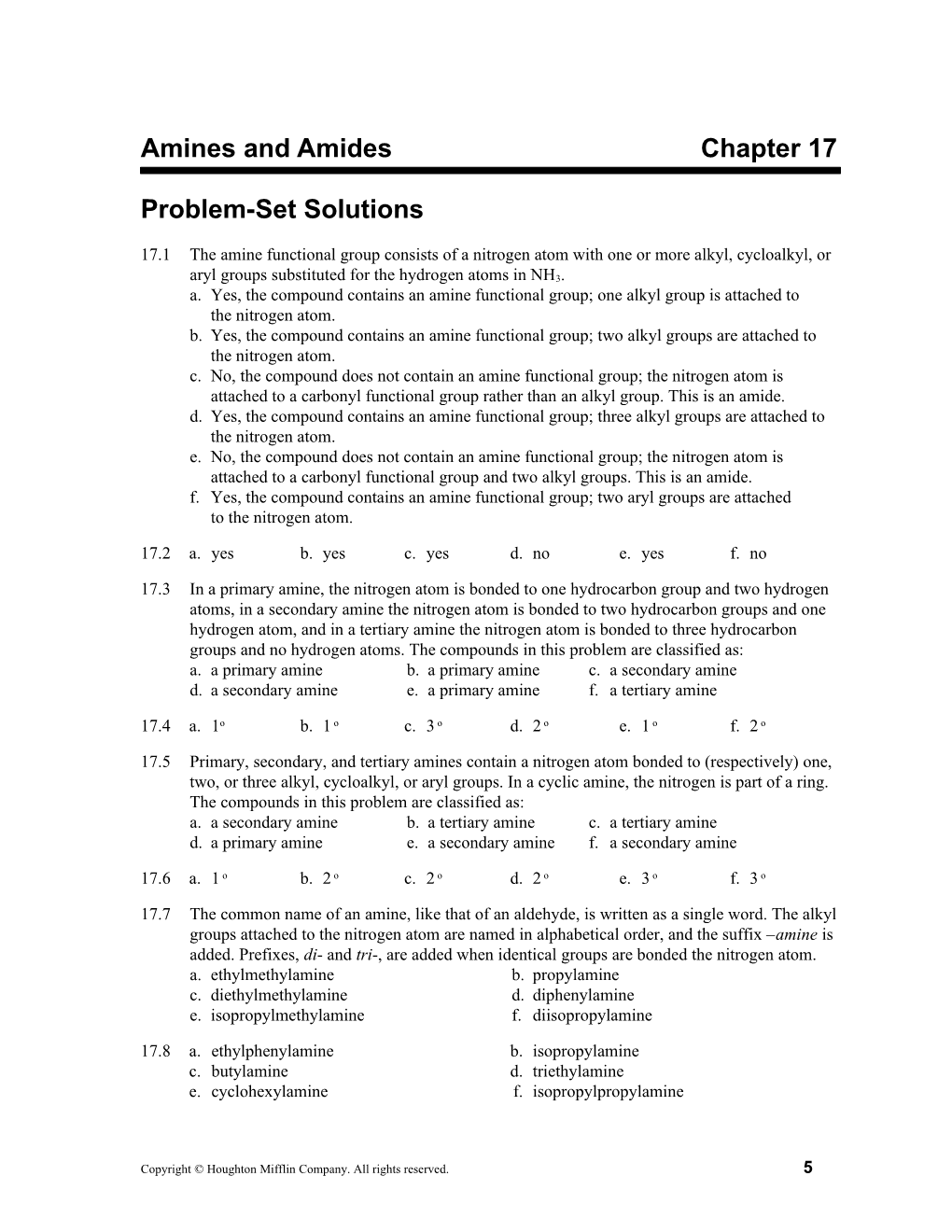 Problem-Set Solutions Chapter 17 533